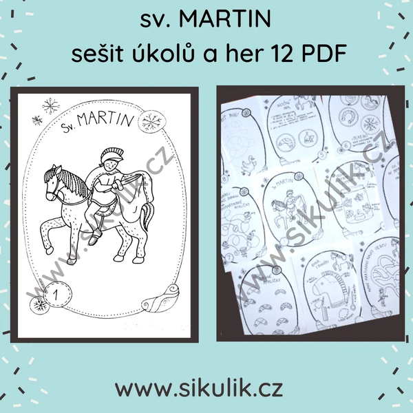 Svatý Martin 12 Pracovních Listů V PDF