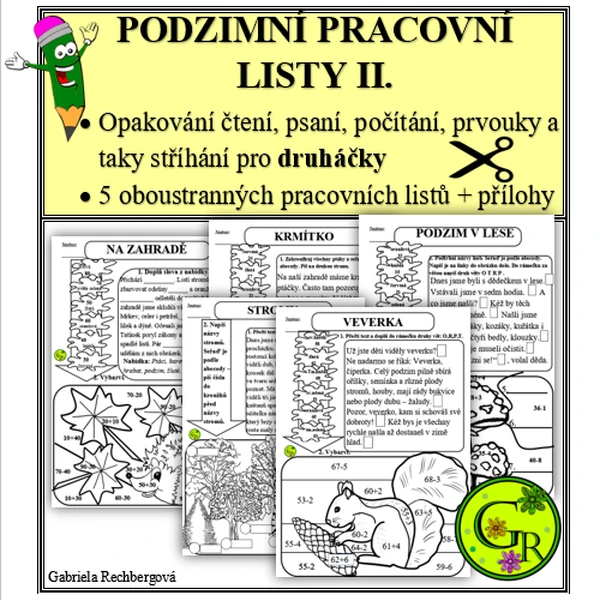 Podzimní pracovní listy