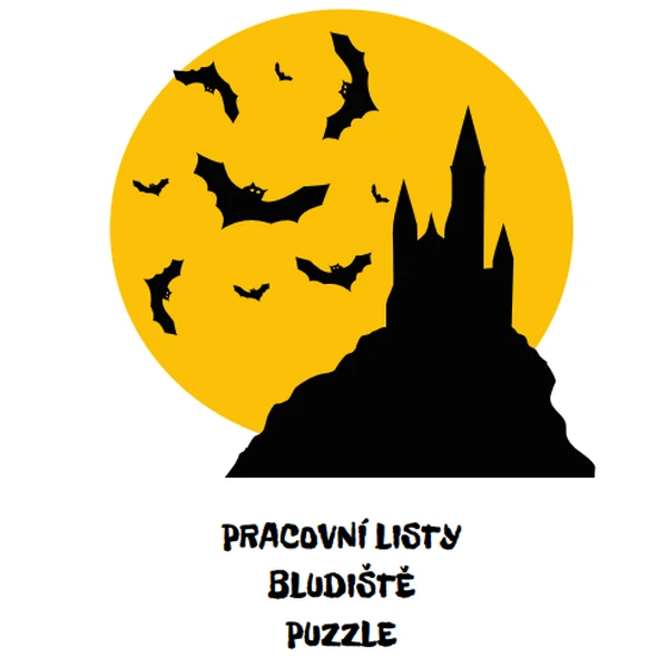 Halloween - prac. listy, bludiště, puzzle
