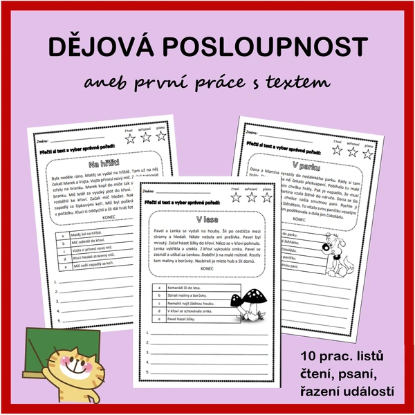 Dějová posloupnost pro nejmladší žáky
