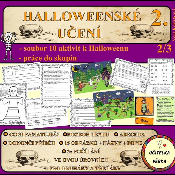  HALLOWEENSKÉ UČENÍ 2. 