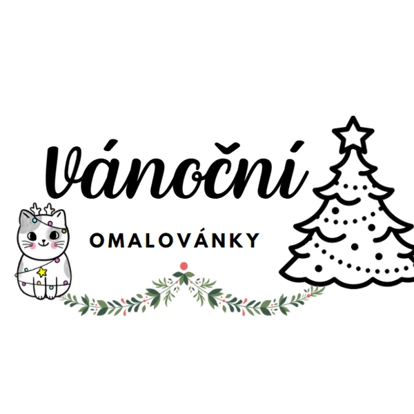 Vánoční omalovánky