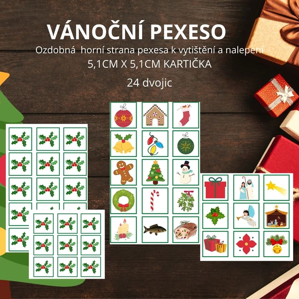 Vánoční pexeso