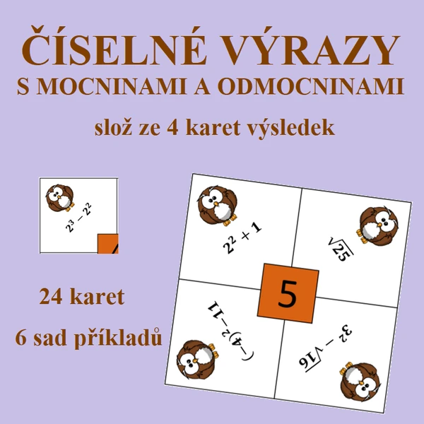 Číselné výrazy s mocninami a odmocninami 