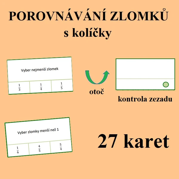 ZLOMKY - porovnávání s kolíčky