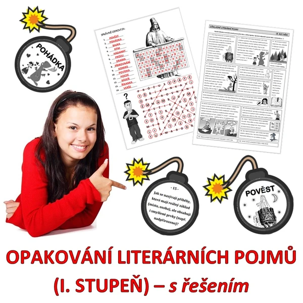 LITERÁRNÍ POJMY z I. stupně