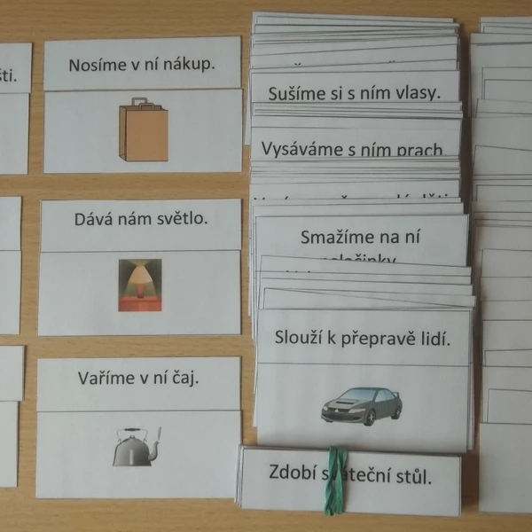 Věci kolem nás-čtení s porozuměním