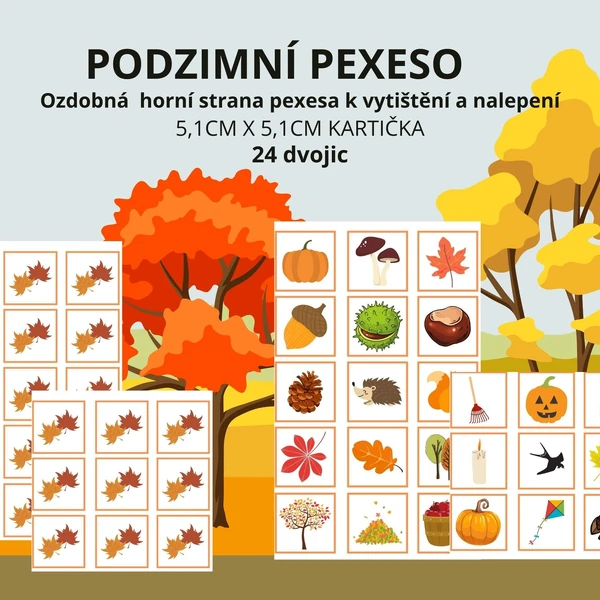 Podzimní pexeso