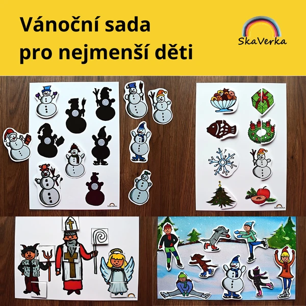 VÁNOCE - Vánoční sada pro nejmenší děti