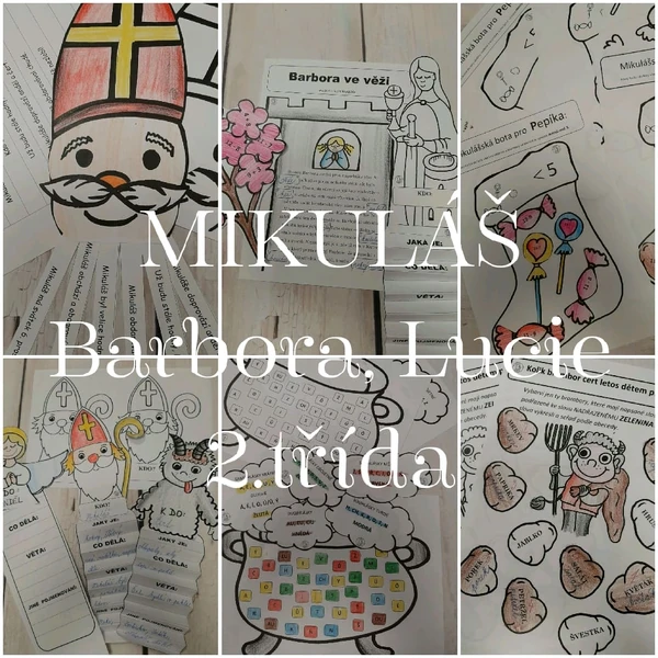 Mikuláš, Barbora, Lucie 2. třída