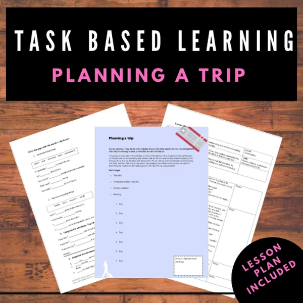 Task based learning | Planning a trip | Plán hodiny s pracovními listy