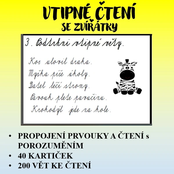 Vtipné čtení se zvířátky