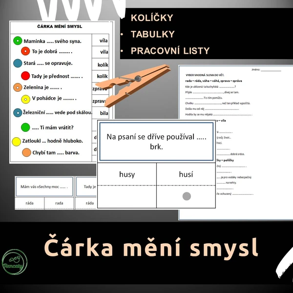 ČÁRKA MĚNÍ SMYSL