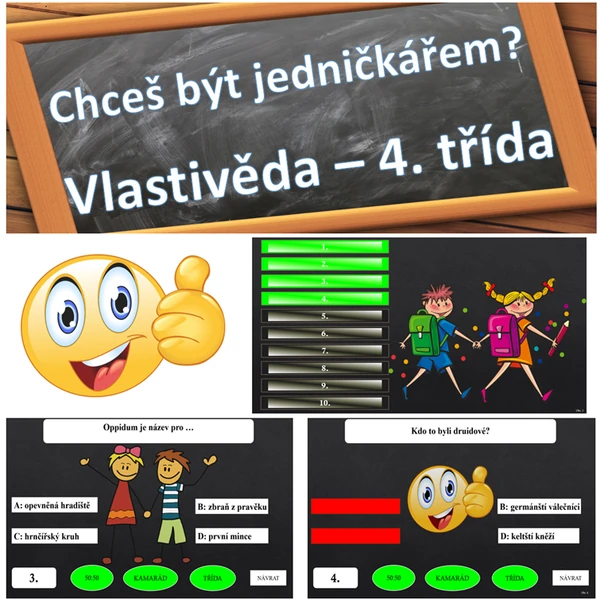 Chceš být jedničkářem? Vlastivěda - 4. třída