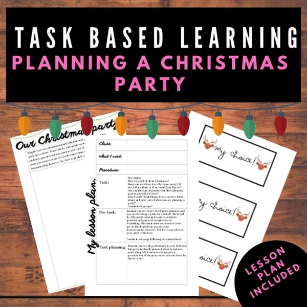 Planning a Christmas party | TBL plán hodiny