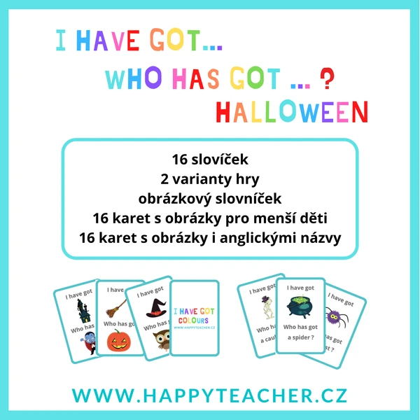 I have got.../Who has got...? - Halloween