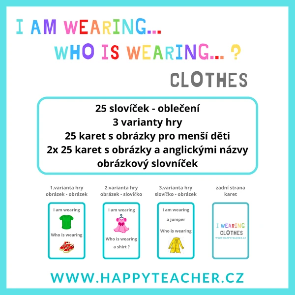 I am wearing.../Who is wearing...? - Clothes
