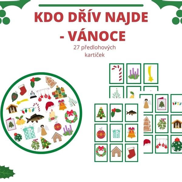 Kdo dřív najde - VÁNOCE
