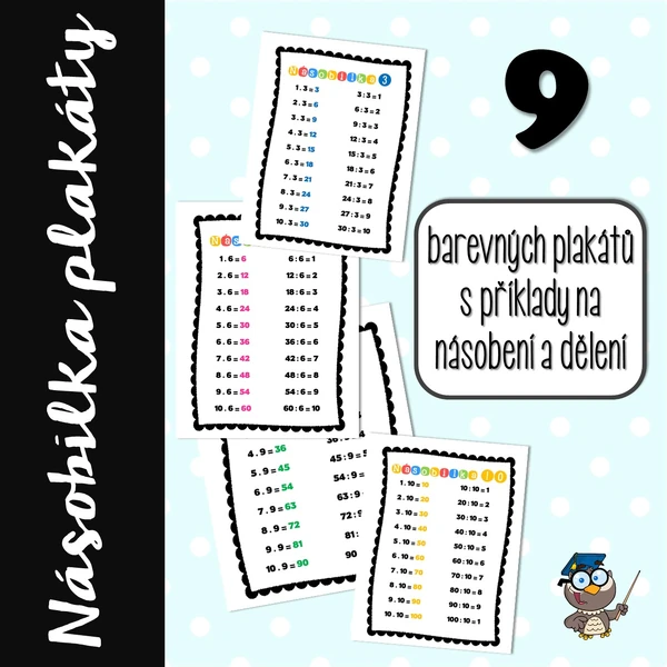 Násobilka - plakáty