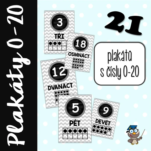 Plakáty - čísla 0-20