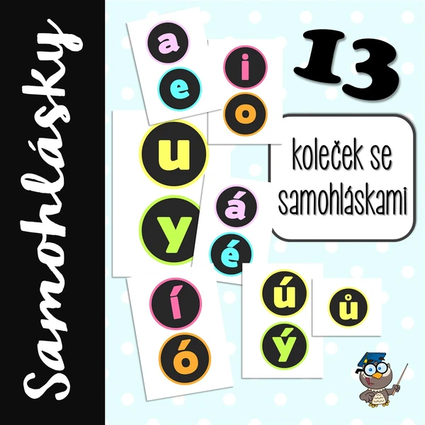 Samohlásky - kolečka