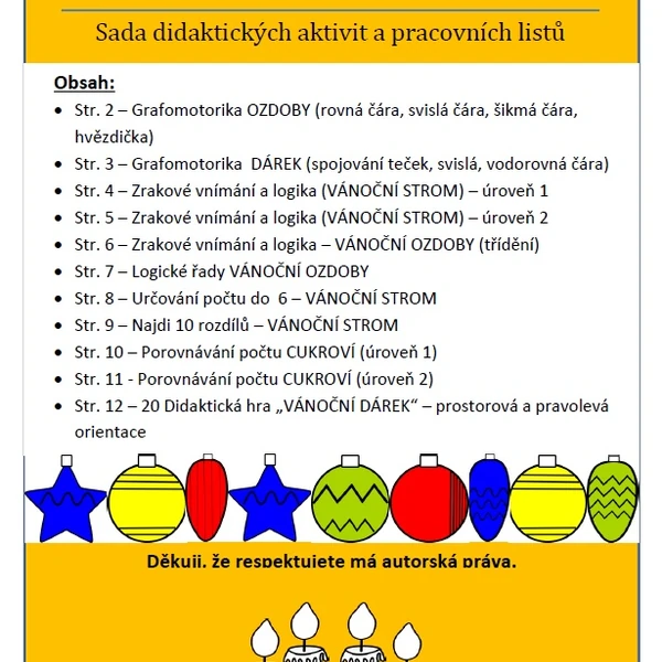 Vánoce a advent (didaktická sada)