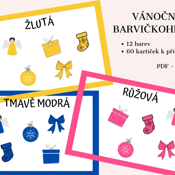 VÁNOČNÍ BARVIČKOHRANÍ