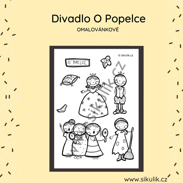 Omalovánkové Divadlo O Popelce