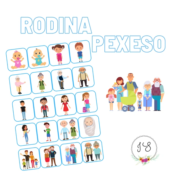 Rodina - pexeso