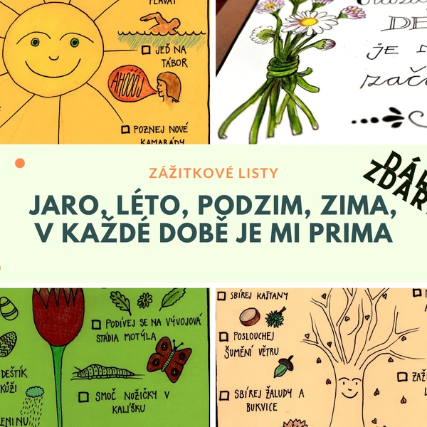 Motivační pracovní listy - JARO, LÉTO, PODZIM, ZIMA