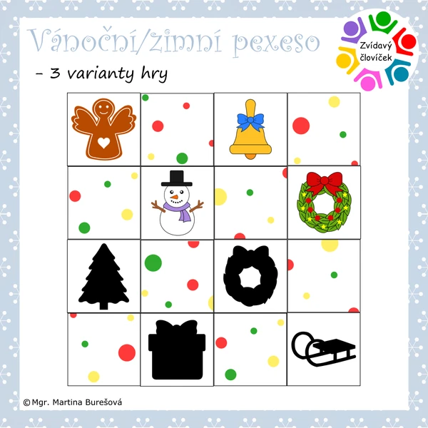 VÁNOČNÍ PEXESO