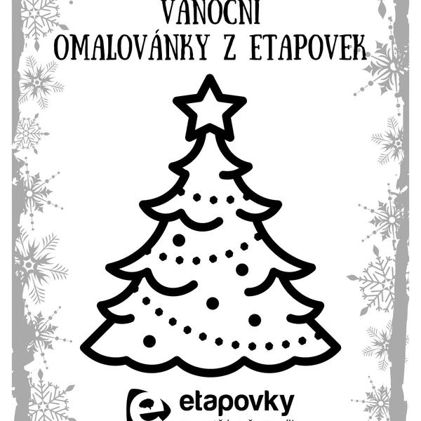 Vánoční omalovánky