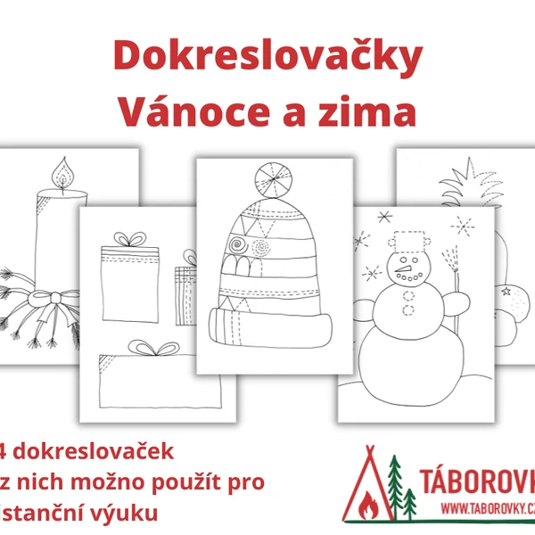 Dokreslovačky zima a Vánoce