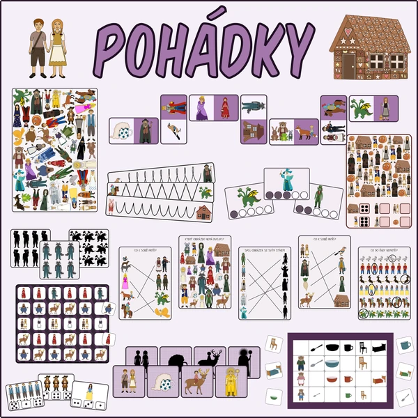 Pohádky - Sada her a aktivit
