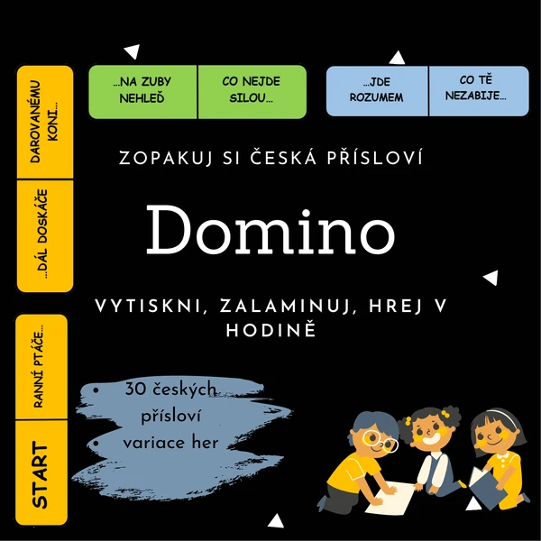 DOMINO - PŘÍSLOVÍ