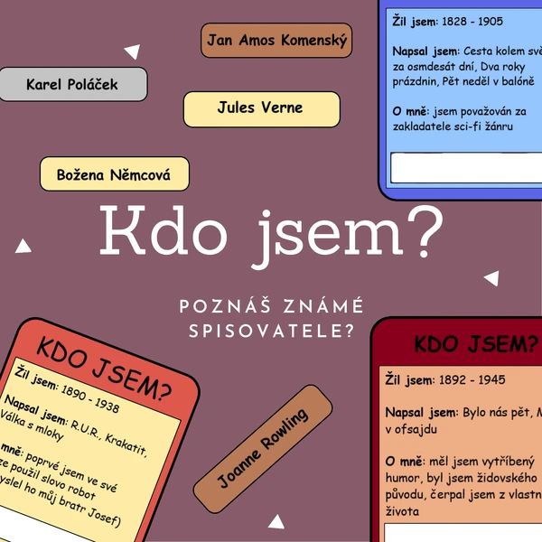 Kdo jsem? Spisovatelská edice...