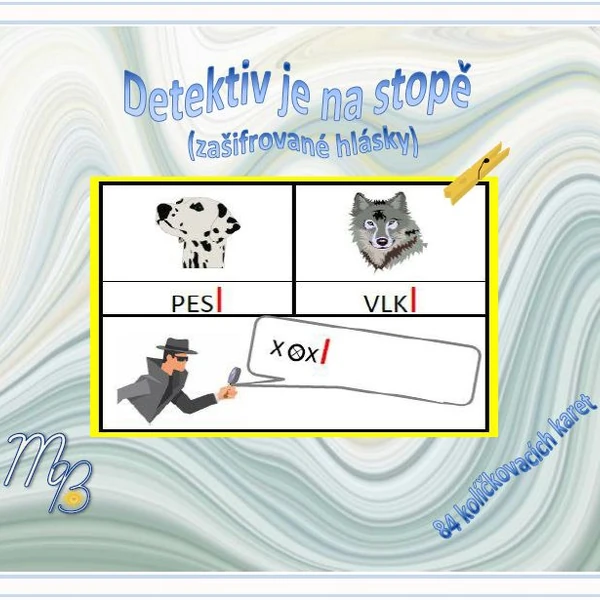 Detektiv je na stopě (zašifrované hlásky)