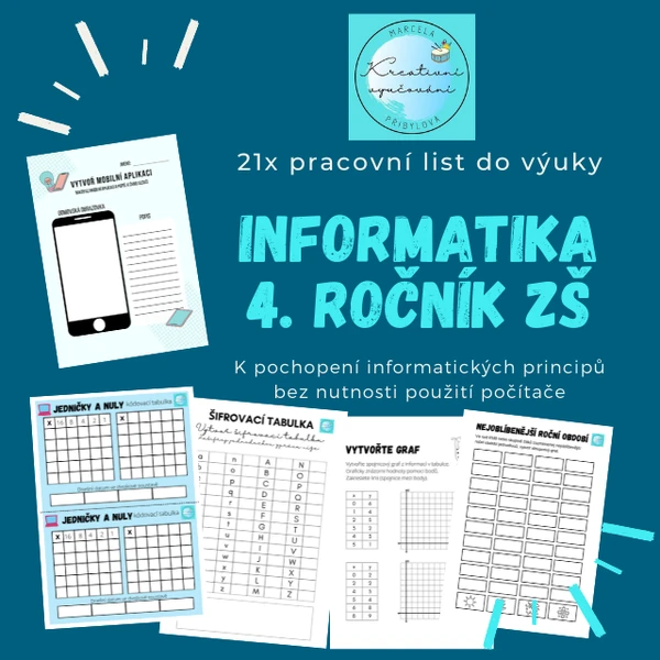 Činnosti do hodin informatiky - 4. ročník