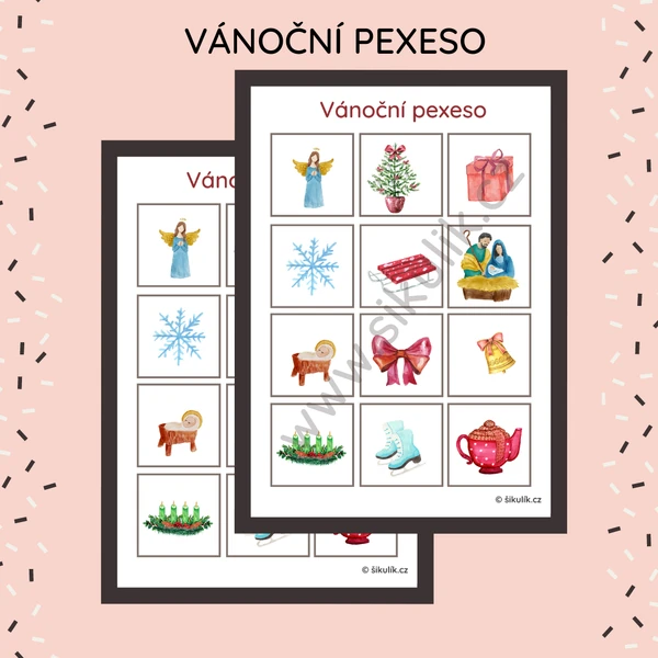 VÁNOČNÍ PEXESO