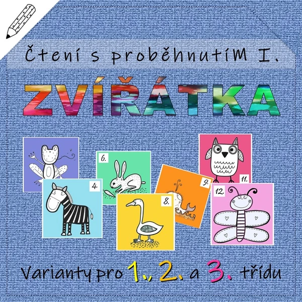 Čtení s proběhnutím I. - Zvířátka