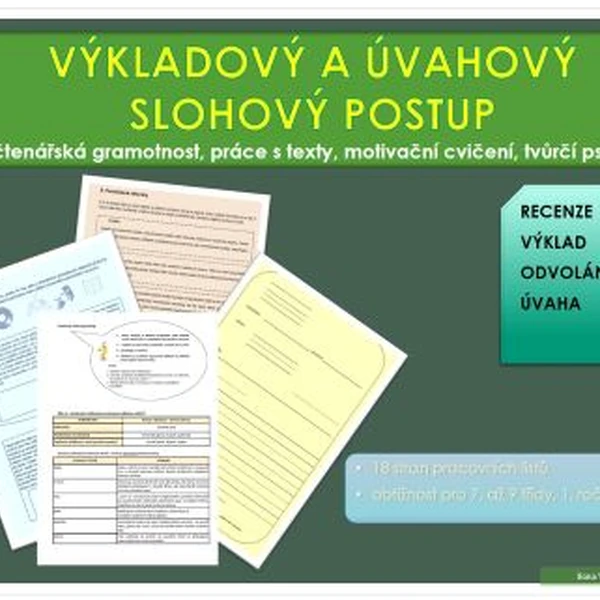 Výkladový a úvahový slohový postup