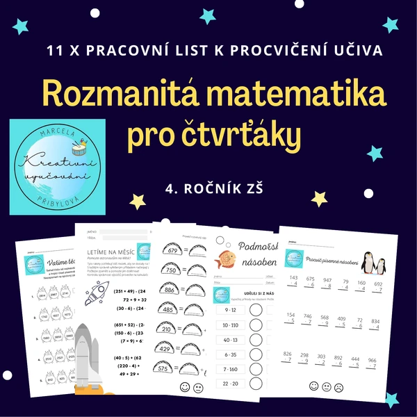 Rozmanitá matematika pro čtvrťáky