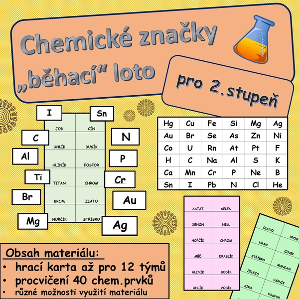 Chemické značky - loto