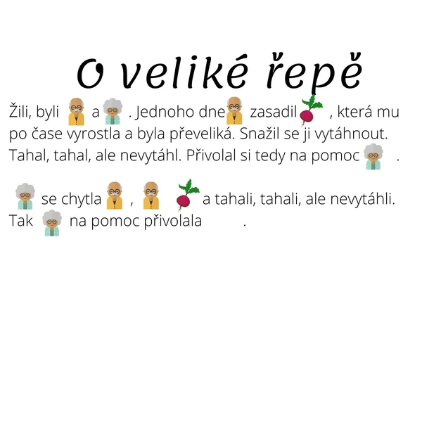 Malované čtení - O veliké řepě