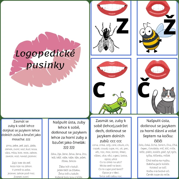 Logopedické pusinky