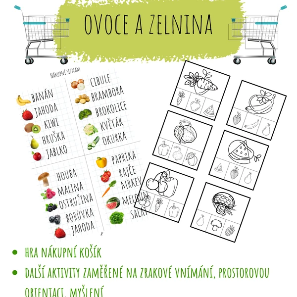 Soubor aktivit- ovoce a zelenina 