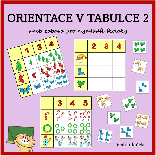 Vánoční orientace v tabulce 2