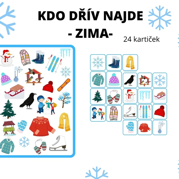 Kdo dřív najde - ZIMA
