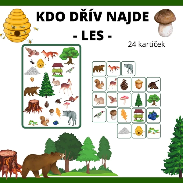 Kdo dřív najde - LES