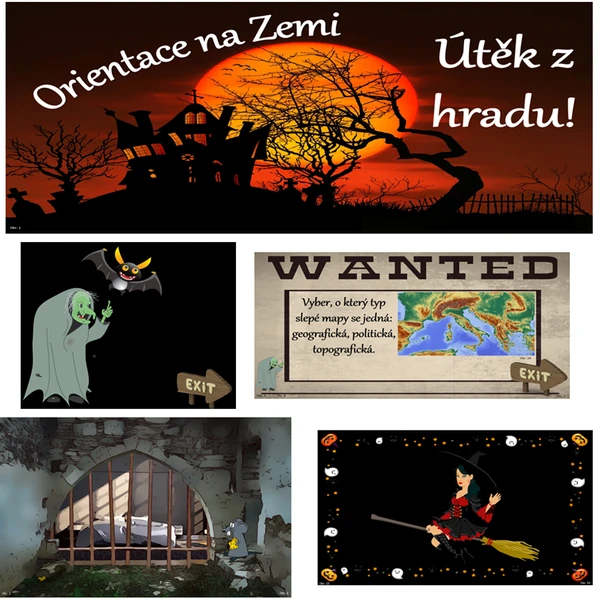 Útěk z hradu! Orientace na Zemi